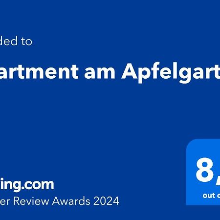 Apartment Am Apfelgarten 施瓦姆施泰特 外观 照片